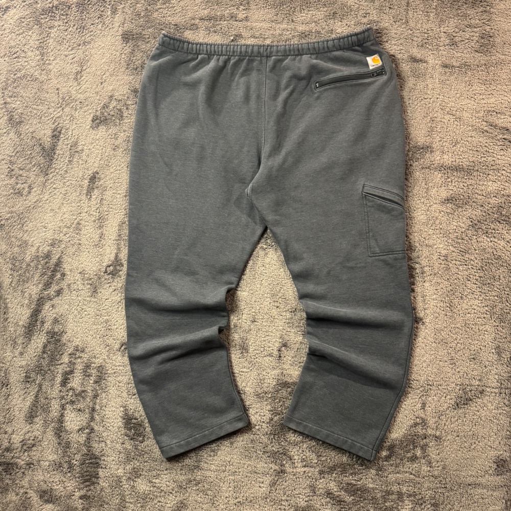 Carhartt Force Relaxed Fit Fleece Cargo Sweatpants Gray Mens 2XL Regular 102326